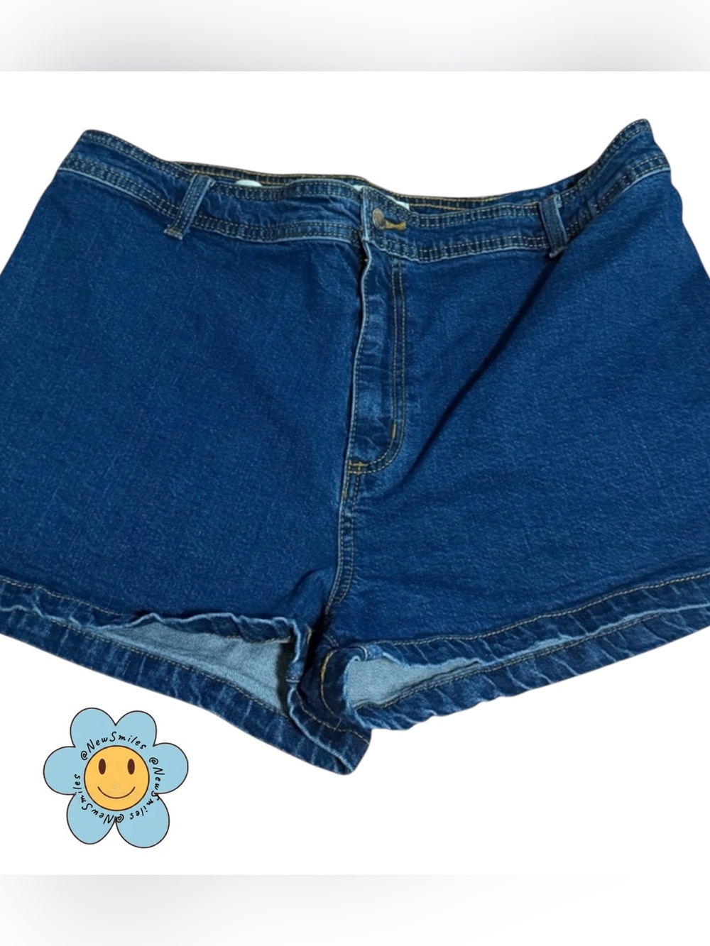 Universal Thread ~ Sailor Shorts ~ Dark Blue Denim ~ High-Rise ~ New w/out Tags